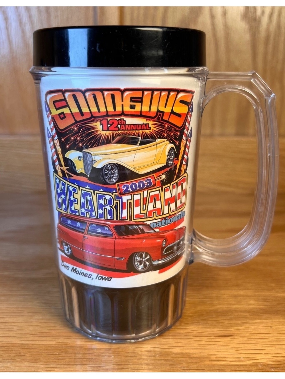 Goodguys Heartland Nationals 2003-2007 Collectible Travel Mugs Set of 4 - Picture 3 of 11